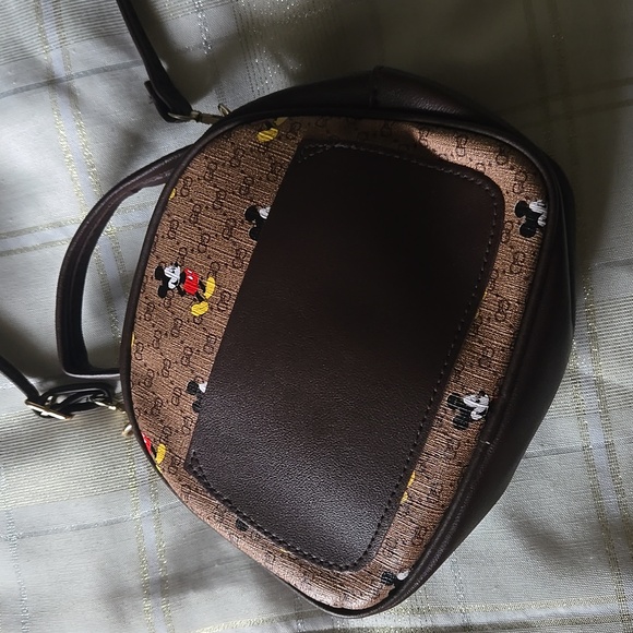 Mickey Mouse Dark Brown Crossbody Bag - Picture 5 of 9